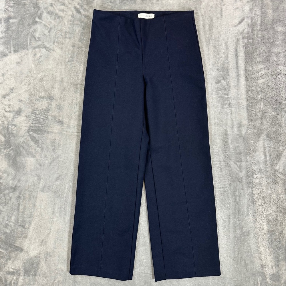 New Banana Republic Everywhere Ponte Straight Pants Women's L Petite Dark Blue